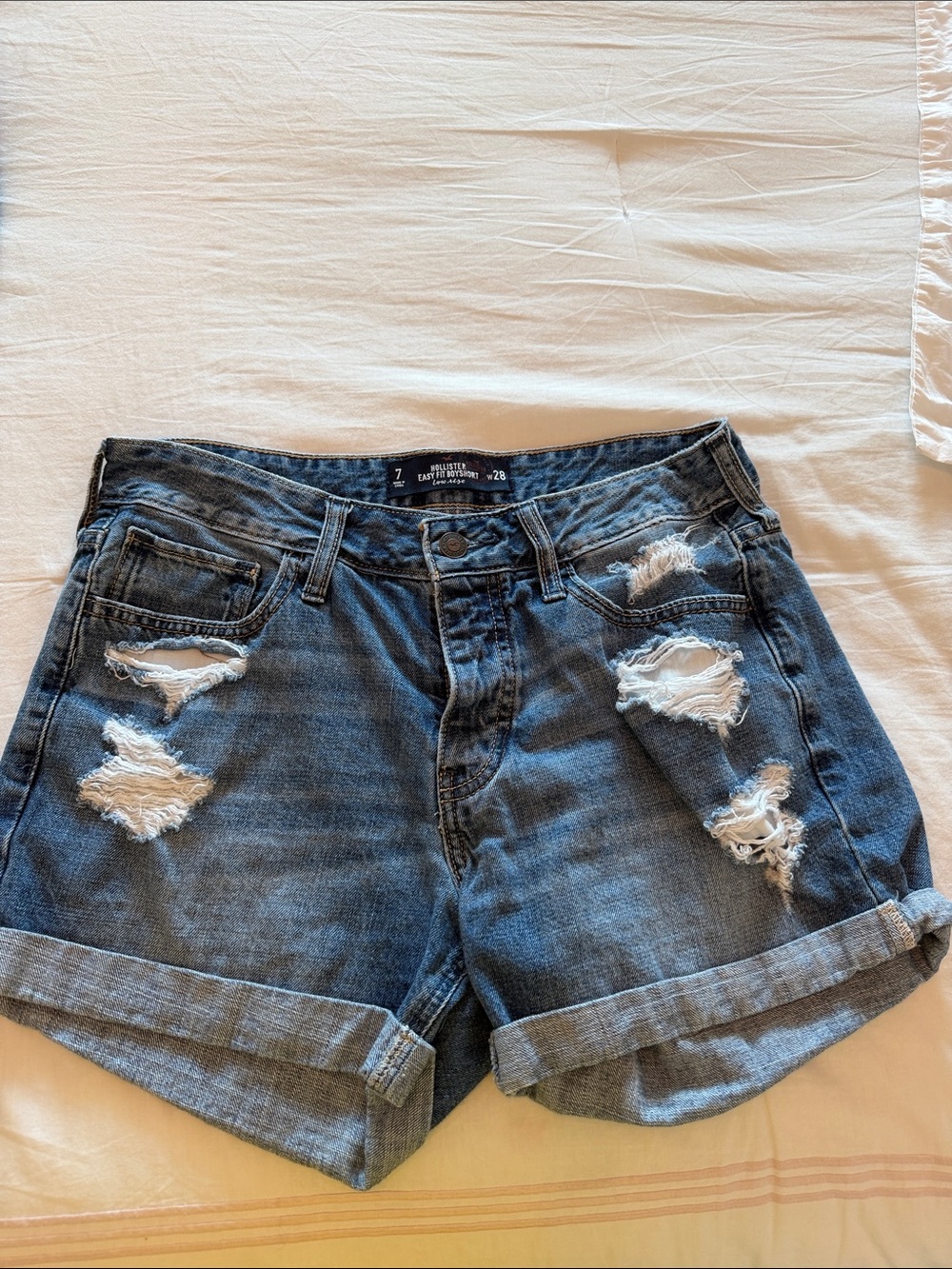 Denim Boyshort low rise